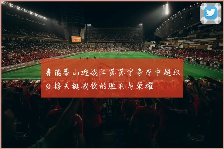 鲁能泰山迎战江苏苏宁争夺中超积分榜关键战役的胜利与荣耀